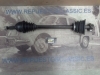RT174P4 TRANSMISION PALIER IZQUIERDO RENAULT 19 1.2, 1.4, 1.7, 1.9D (JB4, JB5) 650mm. 88->