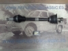 RT162P4 TRANSMISION PALIER IZQUIERDO RENAULT EXPRESS, SUPERCINCO  1.0, 1.1, 1.2  84-> JB4/JB5 610mm, 21 ESTRIAS (RE3043)