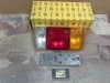 H130P2 PILOTO TRASERO DERECHO VOLKSWAGEN GOLF MKI Y CABRIO HELLA 2VP116342061, 27539, CON PORTALAMPARAS, LUZ MARCHA ATRAS