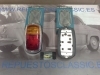 29P10 JUEGO PILOTOS TRASEROS COMPLETOS DKW F1000 BICOLOR BISEL CROMADO