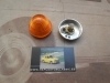 54P8 PILOTO REDONDO INTERMITENTE UNIVERSAL AMBAR CAMION , REMOLQUE , CARAVANA , TRACTOR , TULIPA ENROSCADA , MEDIDA 50x43mm