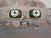 76P8 JUEGO OPTICAS ANTINIEBLA AMARILLAS PEUGEOT 205 , AUTEROCHE SAE F85