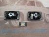 77P8 JUEGO OPTICAS BLANCAS LARGO ALCANCE PEUGEOT 205 GTI , SIEM 14710