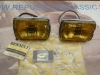 A35-12P8 JUEGO FAROS ANTINIEBLA AMARILLOS CIBIE AIRPORT 35 ORIGINAL RENAULT REF. 7701029787