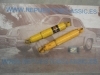 AM56 JUEGO AMORTIGUADORES TRASEROS SEAT 124 , 1430 FAMILIAR ORIGINALES SEAT FJ15660202