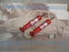 AM95 JUEGO AMORTIGUADORES DELANTEROS SEAT 132 , FIAT ARGENTA , ARMSTRONG RED MAX4 2263 1245 76 35 258 REGULABLES EN DUREZA