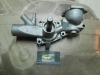 BA182 BOMBA AGUA PEUGEOT 504, 505 1.6, 1.8, 2.0 (VENTILADOR AUTOMATICO) EJE 148MM