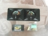 CK157 CONJUNTO RELOJES SALPICADERO TEMPERATURA Y ACEITE RENAULT 14 , JAEGER 9647