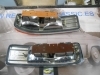 ISE684P7 JUEGO PILOTOS TRASEROS BISEL CROMO SEAT 127 1ª SERIE