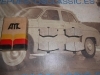 P009 PASTILLAS DE FRENO DELANTERAS SEAT FURA