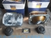 ISE84P4 JUEGO FAROS CON SOPORTES SEAT 127, 133, FIAT 126 ORIGINALES SEAT FOCO EUROPEO
