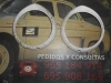 BI40 JUEGO CERQUILLO BISEL FARO PEUGEOT 404
