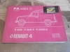 L115 CATALOGO PIEZAS DE RECAMBIO RENAULT 4 PR1062 (1) 7702049857