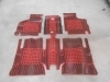 ALF18 JUEGO ALFOMBRAS ROJO NEGRO SEAT 850