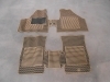 ALF15 ALFOMBRAS RENAULT 12 N PRIMERA SERIE, SUPER  BEIGE NEGRO 2 PIEZAS