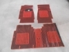 ALF50 JUEGO ALFOMBRAS ROJO NEGRO SEAT 132, ADAPTABLES SEAT 131, 124