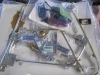 SD03 P3 JUEGO ELEVALUNAS ELECTRICOS DELANTEROS SKODA FAVORIT FOREMAN INCLUYE KIT DE INSTALACION COMPLETO