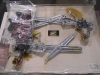 PT07 P6 JUEGO ELEVALUNAS ELECTRICOS TRASEROS PEUGEOT 309 INCLUYE KIT DE INSTALACION COMPLETO