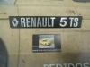 ANA35 ANAGRAMA METALICO RENAULT 5 TS 220x35