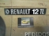 ANA59 ANAGRAMA METALICO RENAULT 12 TL 225x35
