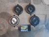 ANA397 JUEGO 4 ANAGRAMAS RENAULT 4, 5, 16 (ENCAJE DE 63 mm)