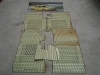 24 ALFOMBRAS PEUGEOT 504 COLOR AMARILLO GOMA ANTIGUO STOCK