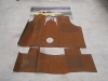 19 ALFOMBRAS FORD FIESTA MK1, MK2 COLOR CASTAÑO GOMA ANTIGUO STOCK