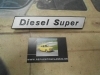 ANA305 ANAGRAMA PILOTO TRASERO SEAT 131 DIESEL SUPER METAL 180x30mm