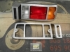 BI122 JUEGO BISEL PROTECTOR PILOTOS TRASEROS SEAT 127 2ª SERIE MATE