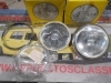 12003 PH4N2 JUEGO FAROS MINI MORRIS, H4 HELLA CON CERQUILLOS INTERIORES Y EXTERIORES