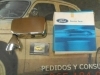 RET172 RETROVISOR IZQUIERDO FORD FIESTA MKI METAL CROMADO ORIGINAL FORD