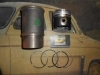 CAMISA 70 mm CON PISTON Y SEGMENTOS RENAULT R4 , R5 , R6 , R8 , R10 MAJOR MOTOR 1108 cc.