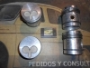 PS24 JUEGO PISTONES 82 mm SEGMENTOS 2,5 - 2,5 - 2,5 - 4,75 - 4,75 , DIAM. BULON 29 mm ALT. 98 mm , CON SEGMENTOS