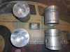 PS46 JUEGO PISTONES PERKINS , DIAM. 100 mm SEGMENTOS 2,5 - 2,5 - 2,5 - 5- 5 , DIAM. BULON 32 mm ALT. 118 mm , SIN SEGMENTOS