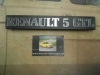 ANA352 ANAGRAMA RENAULT 5 GTL 235x35mm