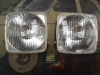 KFU01 PI2 KIT FAROS UNIVERSALES VEHICULO INDUSTRIAL 180x180mm FOCO EUROPEO