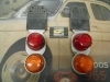 PI46 PI3 JUEGO PILOTOS TRASERO COLGANTE CAMION CLASICO, TRACTOR, REMOLQUE IRZO MEDIDA 305x93x45mm ROJO-AMBAR