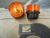 PI135 PI4 JUEGO PILOTOS REDONDOS INTERMITENTE CAMION REMOLQUE TRACTOR CARAVANA AMBAR RINDER 206 MEDIDA 70x75mm
