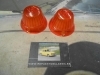 PI146 PI4 JUEGO TULIPAS AMBAR PILOTO REDONDO INTERMITENTE CAMION REMOLQUE TRACTOR CARAVANA AMBAR YORKA W5665 MEDIDA 72x45mm