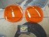 Pi149P4 JUEGO 2 TULIPAS AMBAR PILOTO INTERMITENTE CAMION BARREIROS PEGASO REMOLQUE MEDIDA 117x124x23mm