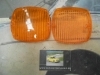 PI157 PI4 JUEGO TULIPAS PILOTO INTERMITENTE CAMION REMOLQUE CARAVANA TRACTOR RINDER 207 MEDIDA 105x95x20mm TORNILLO A TORNILLO 9