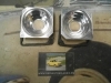 PI158* PI4 JUEGO REFLECTOR PILOTO CAMION REMOLQUE CARAVANA TRACTOR RINDER 1204.11 MEDIDA 75x75mm TORNILLO A TORNILLO 95mm