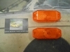 PI160 PI4 JUEGO TULIPAS PILOTOS INTERMITENTES RECTANGULAR AMBAR CAMION TRACTOR AUTOBUS REMOLQUE MARCA RINDER MEDIDA 100x40mm