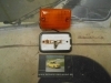 PI166 PI4 PILOTO INTERMITENTE RECTANGULAR AMBAR CAMION AUTOBUS REMOLQUE TRACTOR CARAVANA MEYPLA 6065 MEDIDA 85x55x33mm DE TORNIL