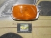 PI179 PI4 TULIPA CON BISEL PILOTO DELANTERO MERCEDES DKW F1000 AMBAR MEDIDA 171x92mm