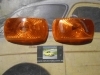 PI180 PI4 JUEGO TULIPAS PILOTO DELANTERO MERCEDES DKW F1000 AMBAR MEDIDA 171x92mm