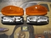 PI182 PI4 JUEGO PILOTOS DELANTERO MERCEDES DKW N1000 AMBAR MEDIDA 171x92mm YORKA 012890/012891