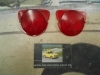 PI196 PI4 JUEGO TULIPAS PILOTO TRASERO COLOR ROJO PEGASO SAVA J4 1ª SERIE MARCA IRZO 274