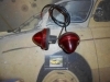 PI205 PI4 JUEGO PILOTOS REDONDO COLOR ROJO MEDIDA 70x55mm DE TORNILLO A TORNILLO 58mm