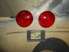 PI211 PI4 JUEGO TULIPAS PILOTO REDONDO COLOR ROJO CAMION REMOLQUE TRACTOR CARAVANA AUTOBUS MEDIDA 70x34mm